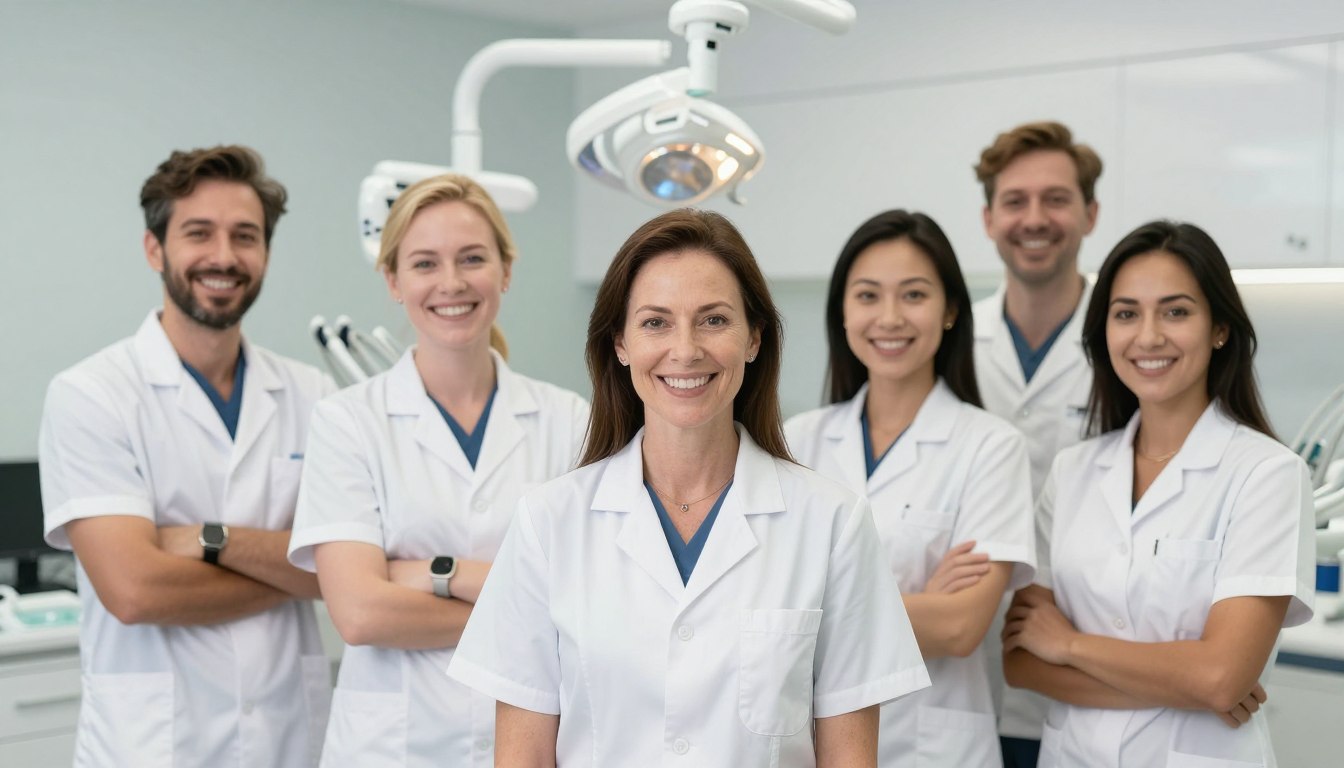 Modern dental practice team of experienced practitioners specializing in anti-wrinkle treatments Modern dental practice team of experienced practitioners specializing in anti-wrinkle treatments