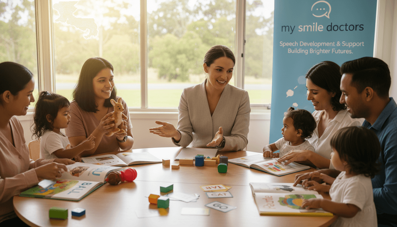 Support groups and resources for speech development in Australia