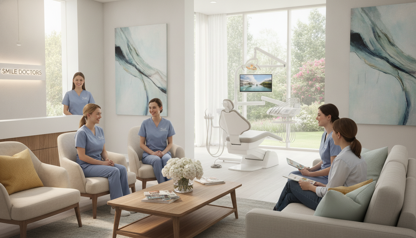 Comfortable and welcoming dental environment