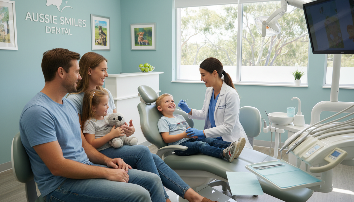 Family receiving dental checkup at My Smile Doctors Parramatta dentist clinic Family receiving dental checkup at My Smile Doctors Parramatta dentist clinic