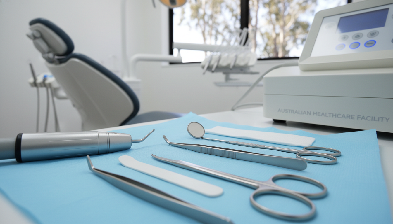 Modern medical equipment used for tongue tie release procedure in Sydney clinic Modern medical equipment used for tongue tie release procedure in Sydney clinic