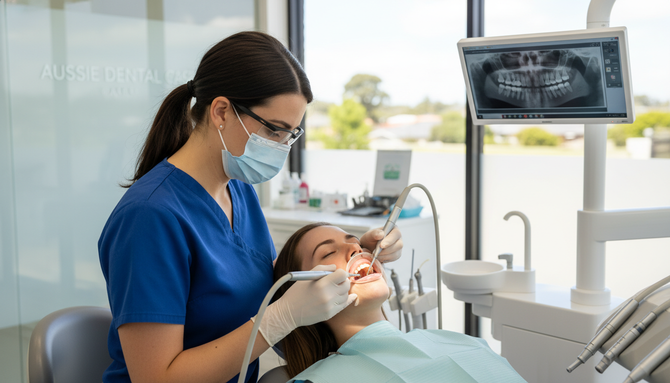 Periodontal treatment being performed at My Smile Doctors Dentist Parramatta Periodontal treatment being performed at My Smile Doctors Dentist Parramatta