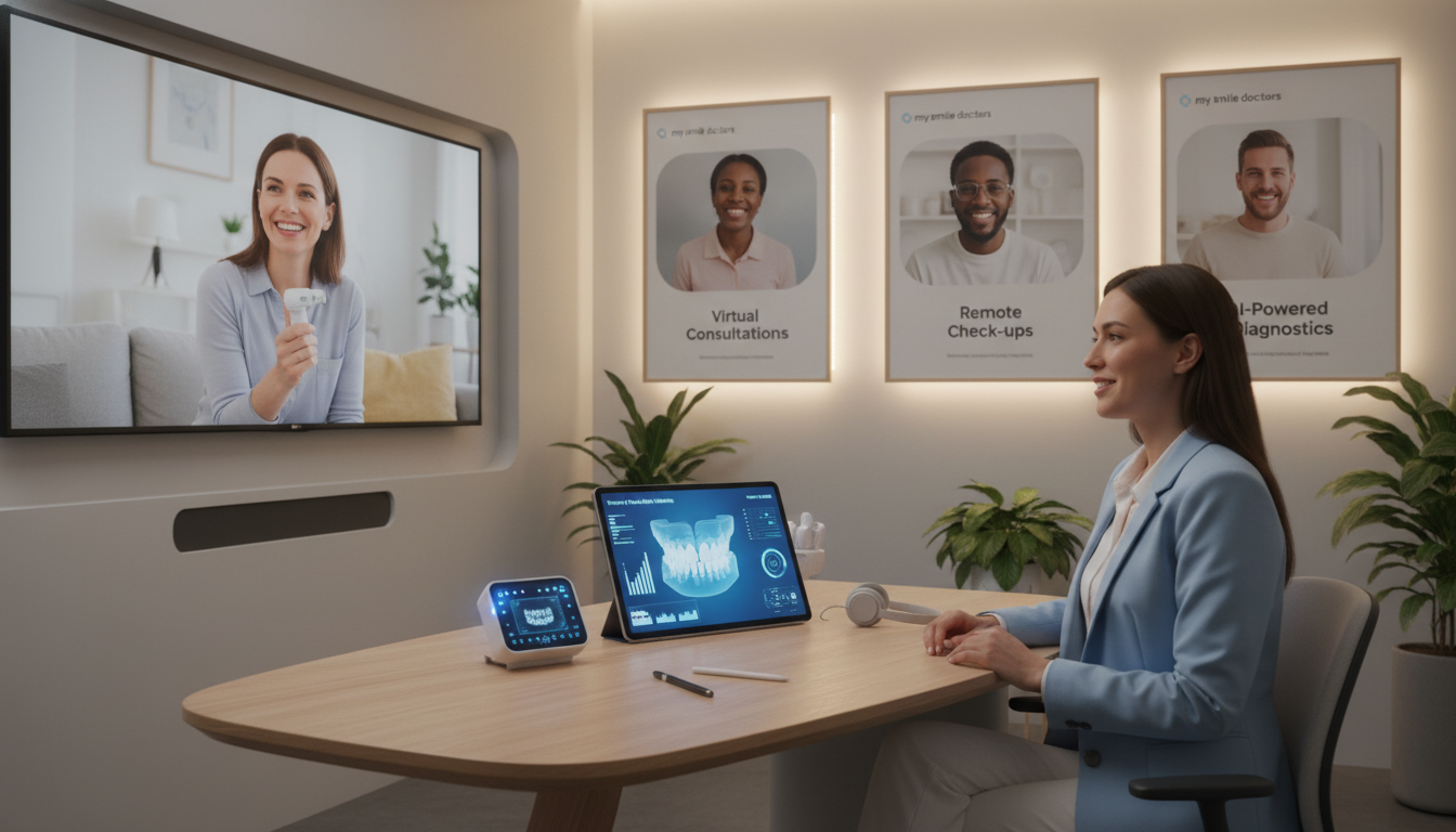 Teledentistry and remote monitoring for patient care