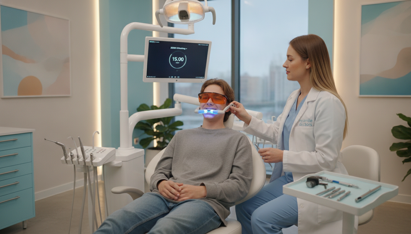 patient comfort during teeth whitening